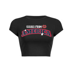 Kisses From America Baby Tee 1