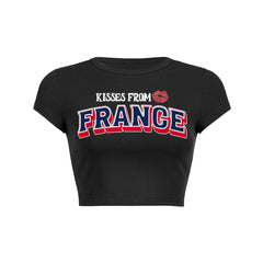 Kisses From France Baby Tee 1