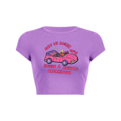 Get In Y2K Baby Tee Crop Top