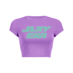 Slay Era Y2K Baby Tee