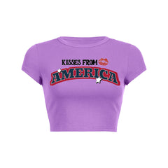 Kisses From America Baby Tee 1