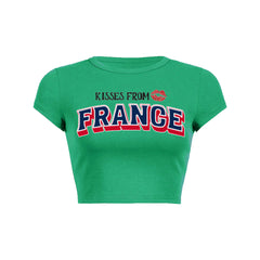 Kisses From France Baby Tee 1
