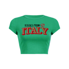 Kisses From Italy Baby Tee 1