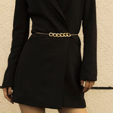 Solid waist chain