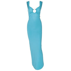 O ring ruched hollow out high slit cami maxi dress | red tango dress