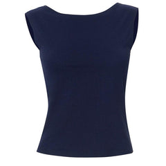 Self tie backless solid cap sleeve round neck top