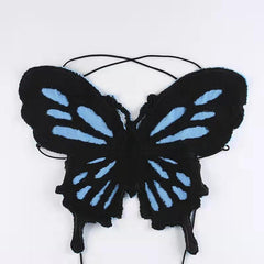 Butterfly pattern backless corss back cami top