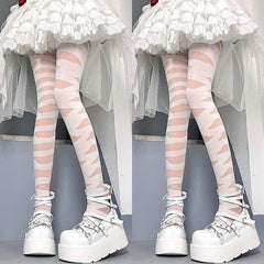 Bandage mesh tights