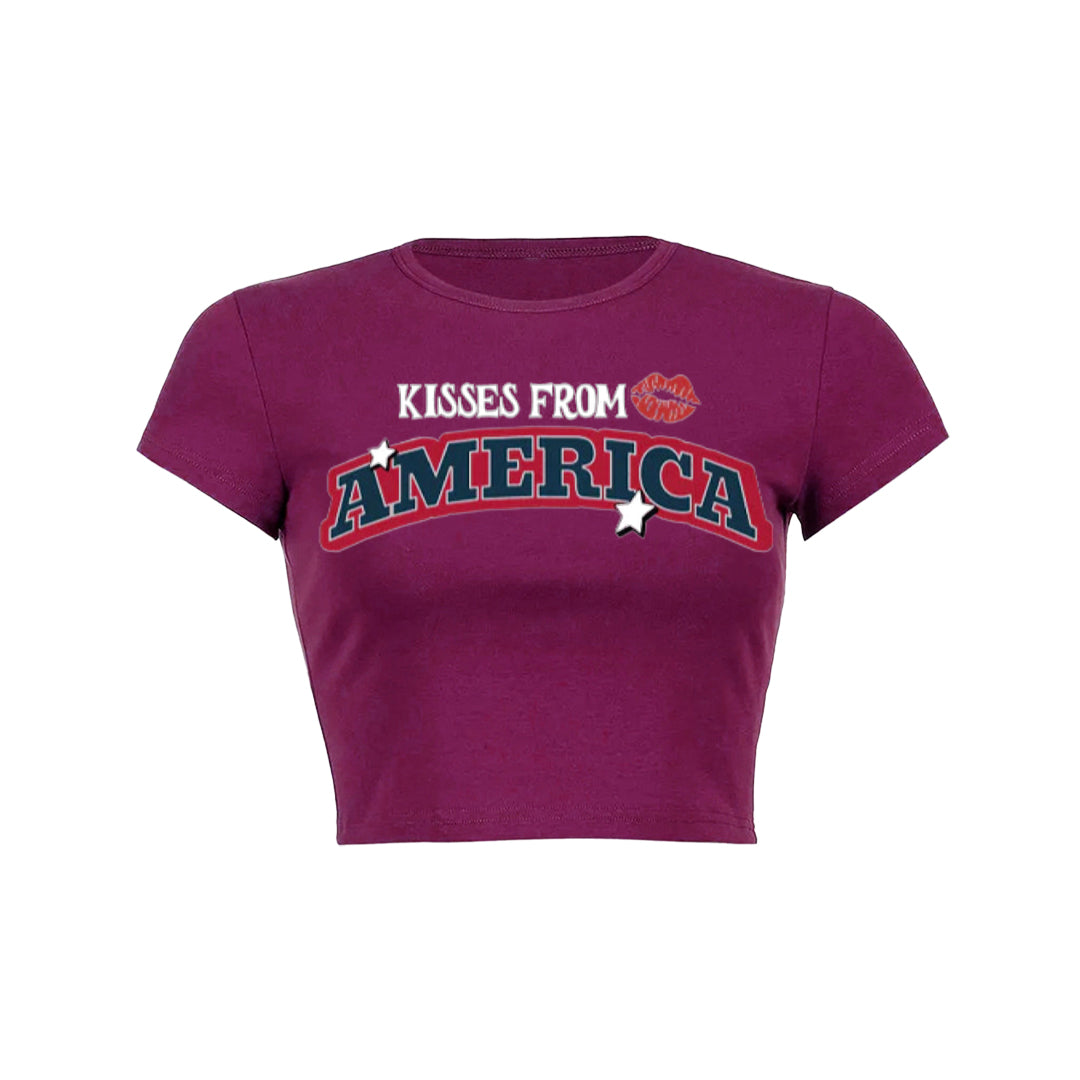 Kisses From America Baby Tee 1