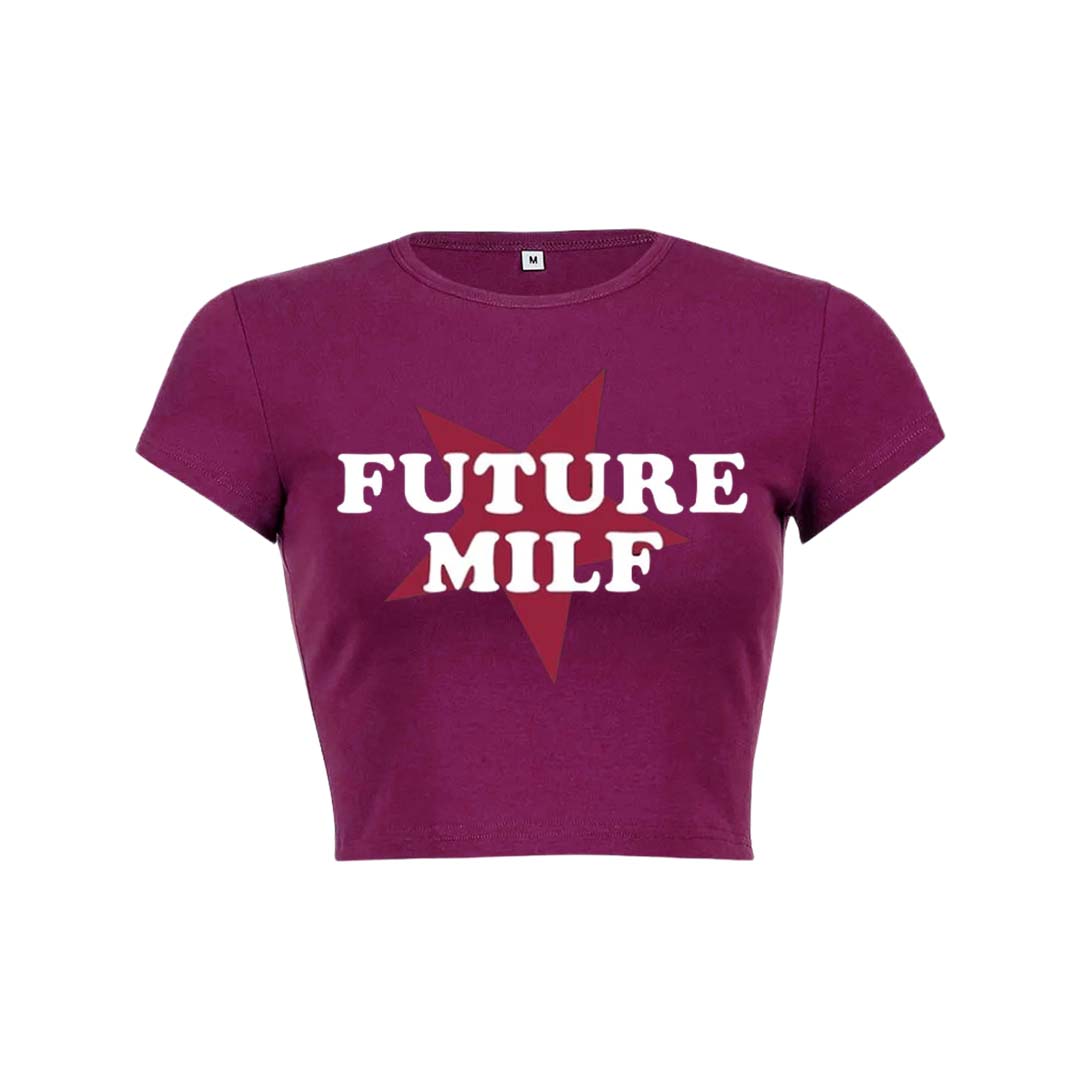 Future Mxxf Y2K Baby Tee Crop Top