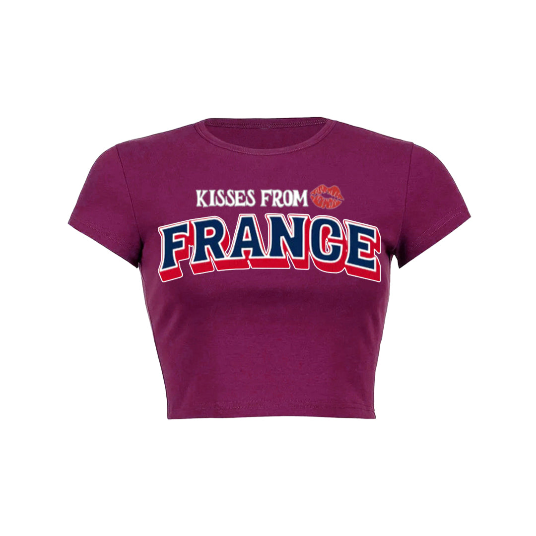 Kisses From France Baby Tee 1