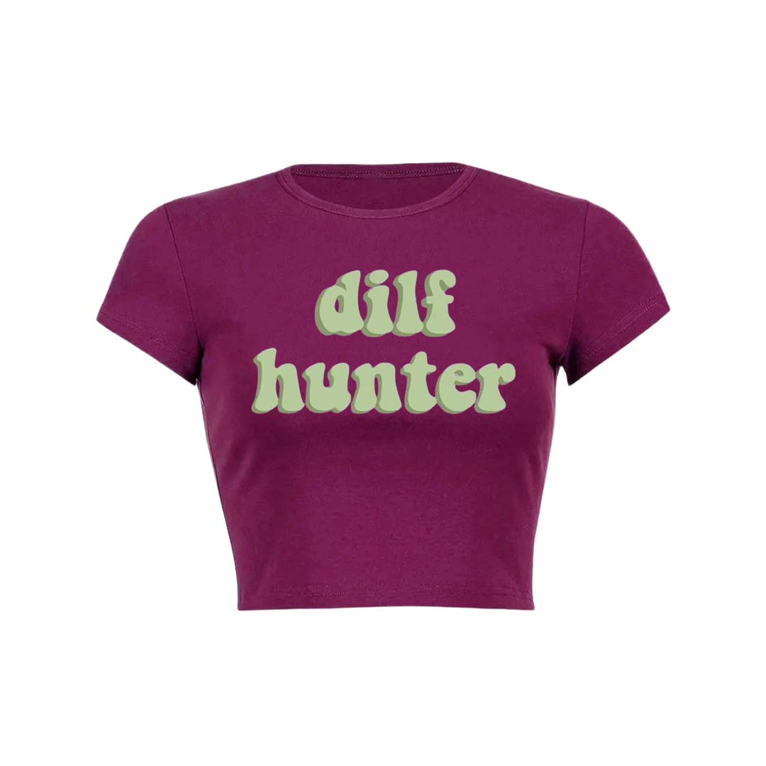 Green Hunter Y2K Baby Tee Crop Top