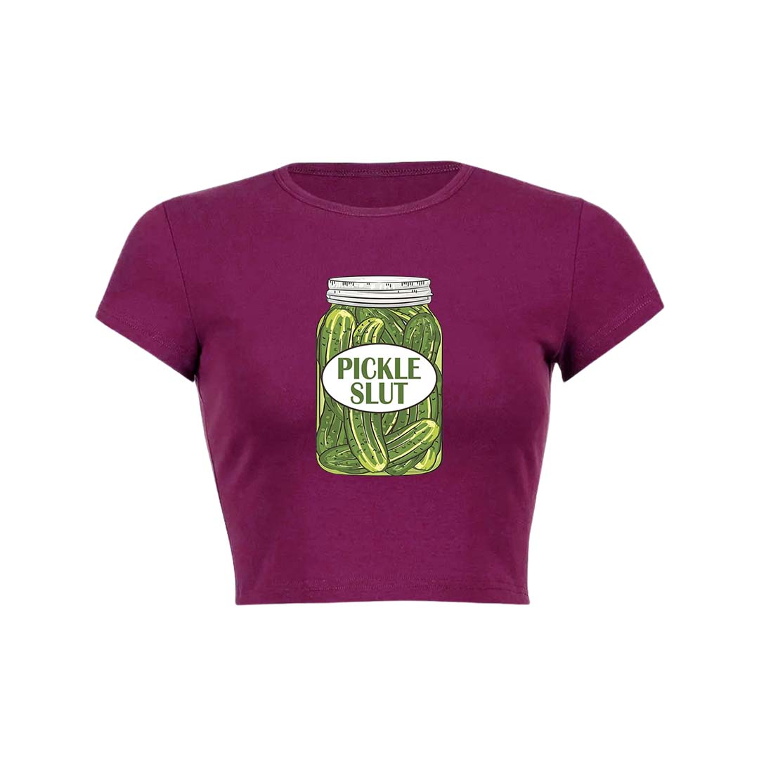 Pickle Slxt Y2K Baby Tee Crop Top