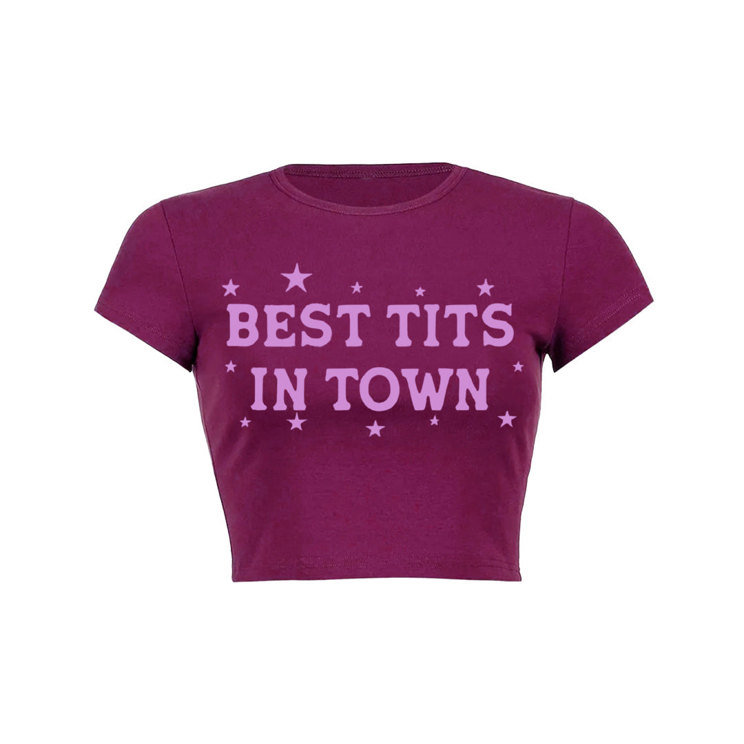 Best Txts In Town Y2K Baby Tee