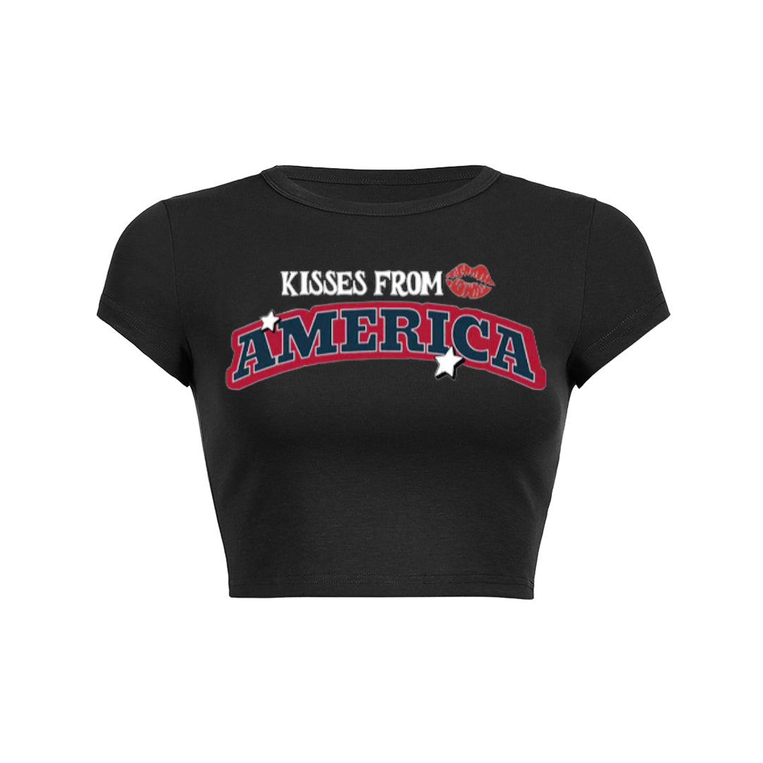 Kisses From America Baby Tee 1