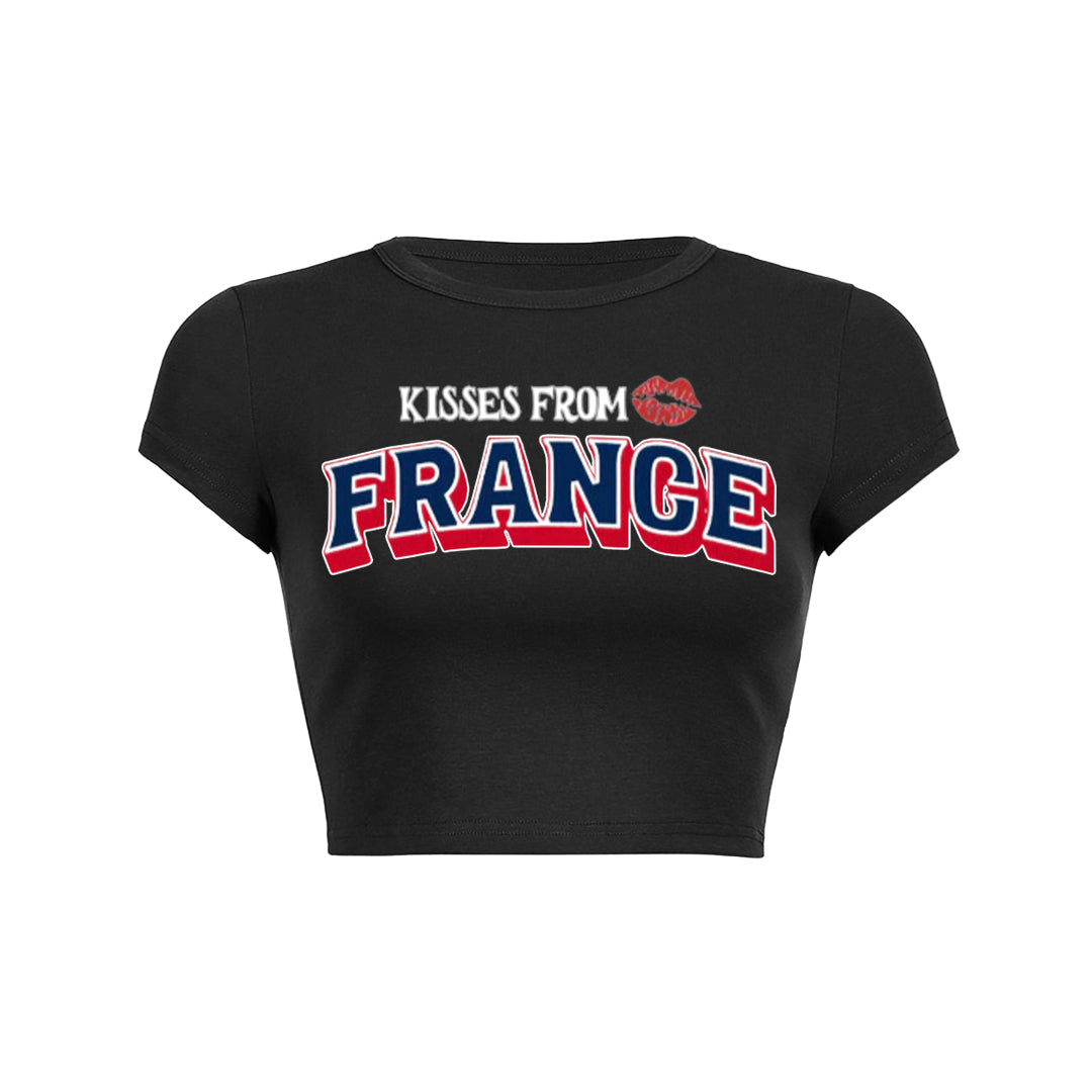 Kisses From France Baby Tee 1