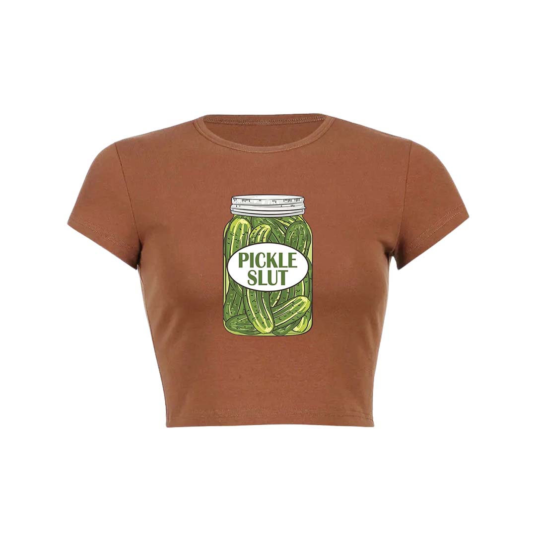 Pickle Slxt Y2K Baby Tee Crop Top