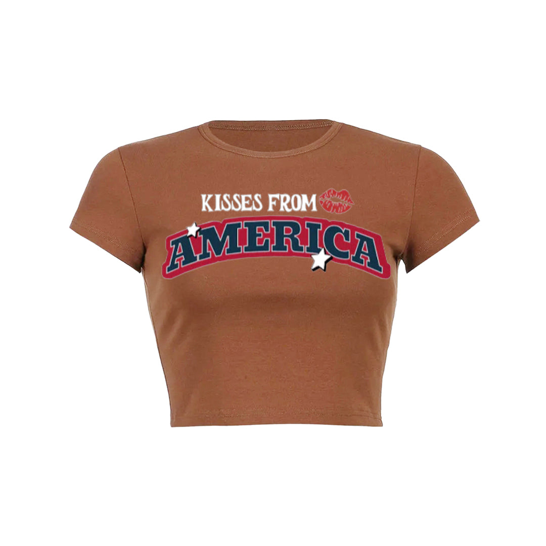 Kisses From America Baby Tee 1