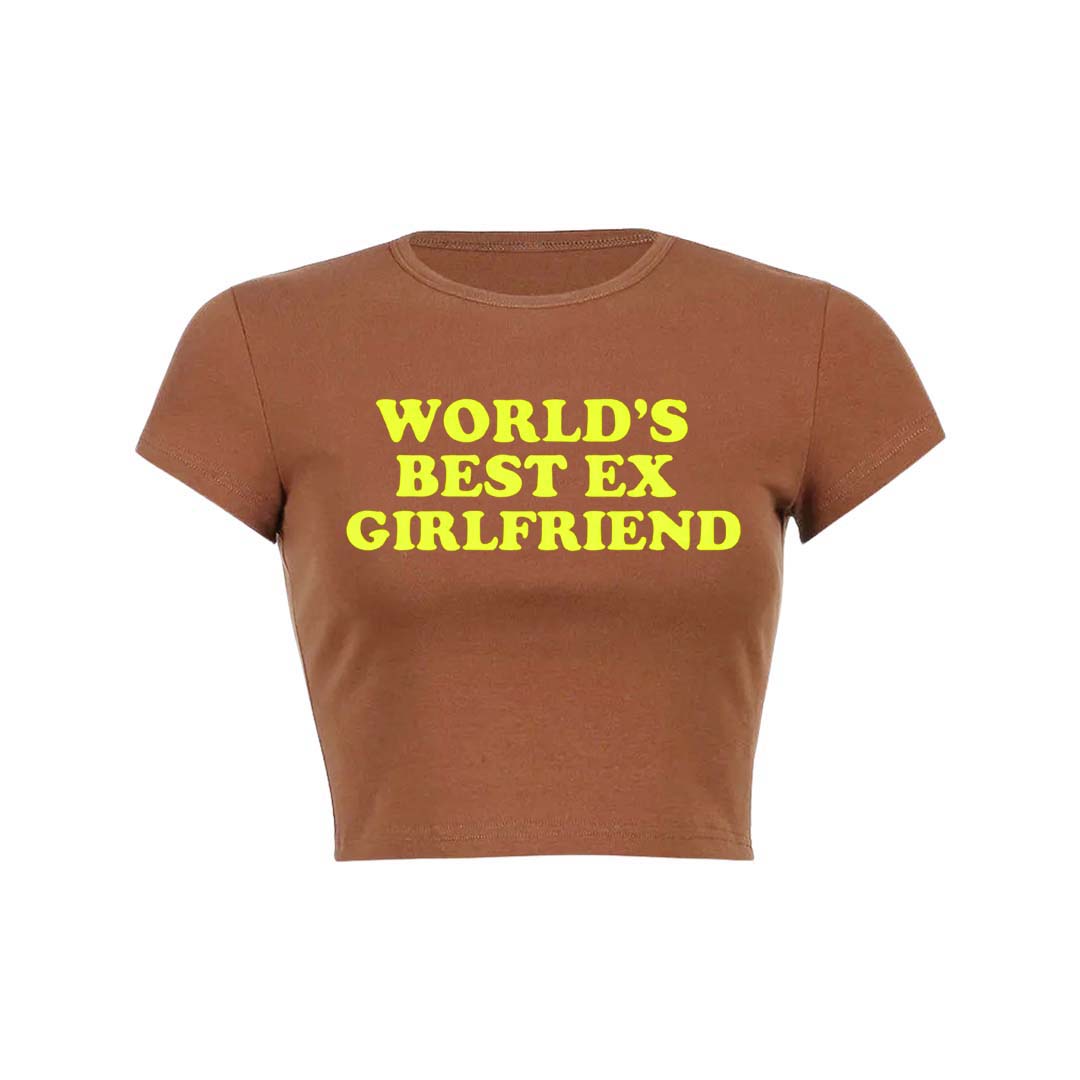 Best Ex Girlfriend Y2K Baby Tee Crop Top
