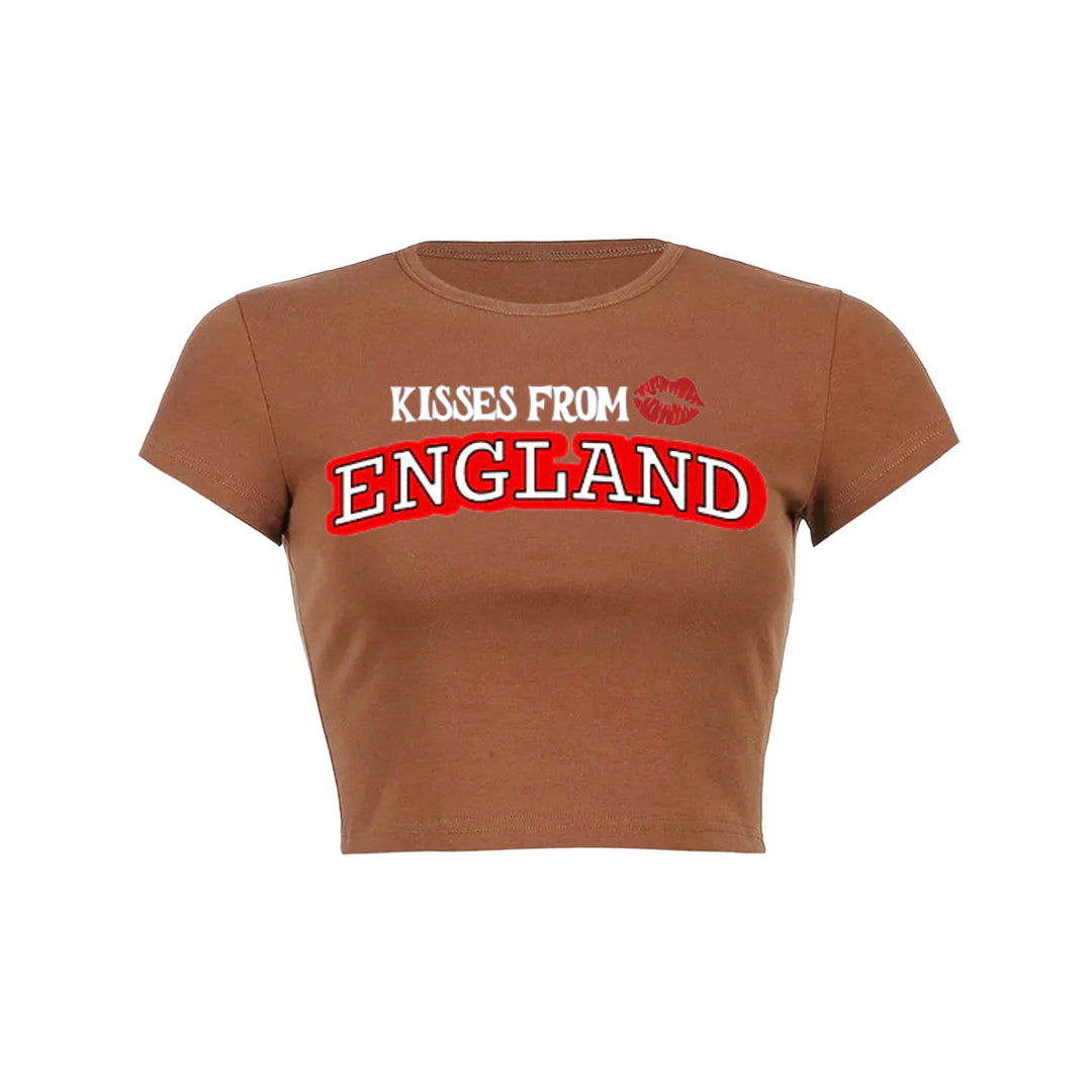 Kisses From England Baby Tee 1