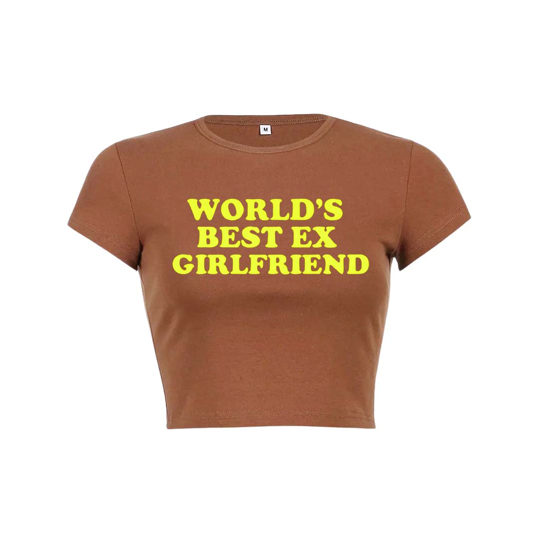 Best Ex Girlfriend Y2K Baby Tee Crop Top