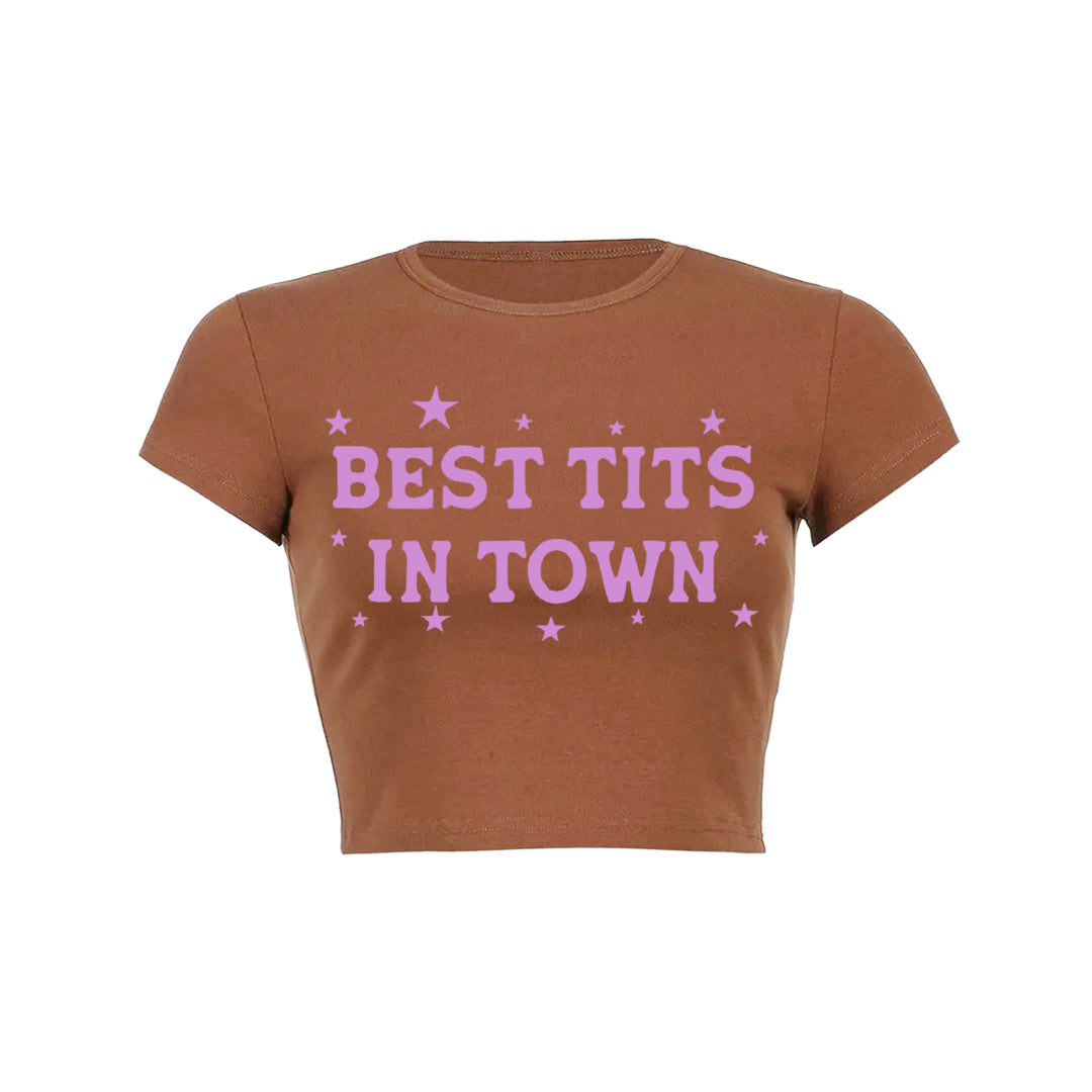 Best Txts In Town Y2K Baby Tee