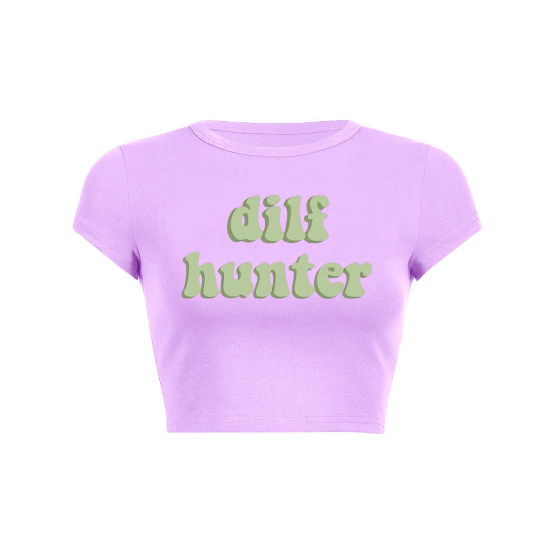 Green Hunter Y2K Baby Tee Crop Top