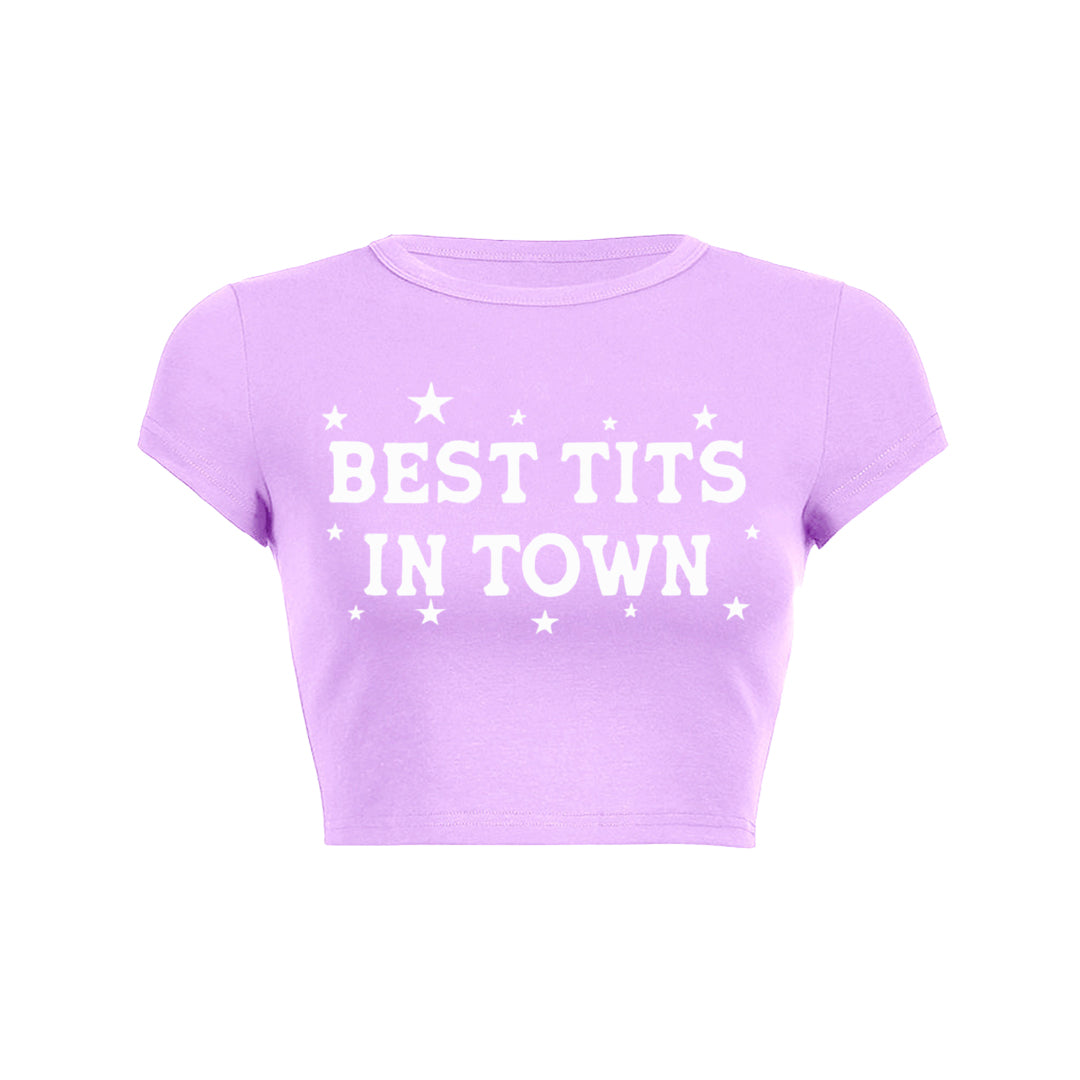 Best Txts In Town Y2K Baby Tee