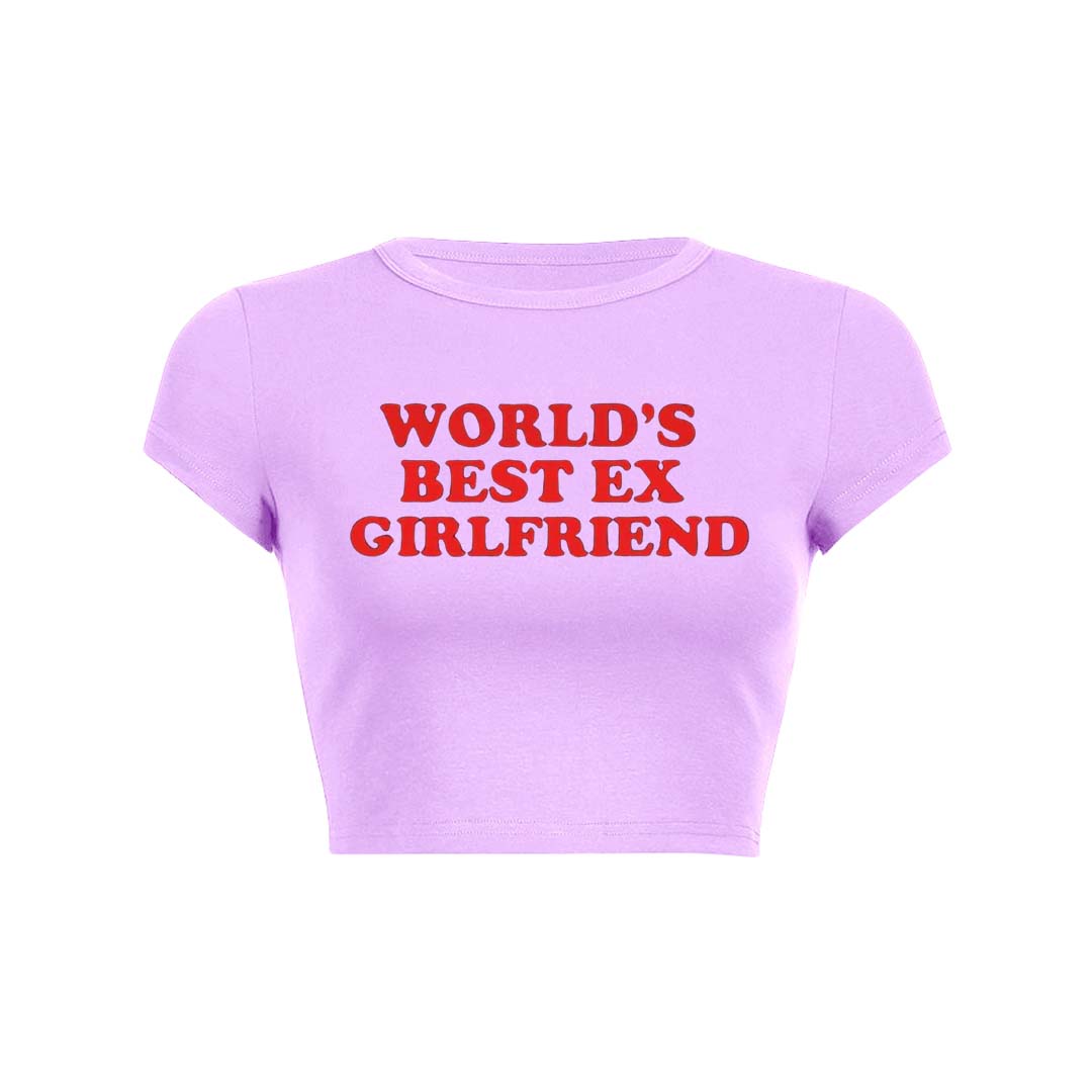 Best Ex Girlfriend Y2K Baby Tee Crop Top