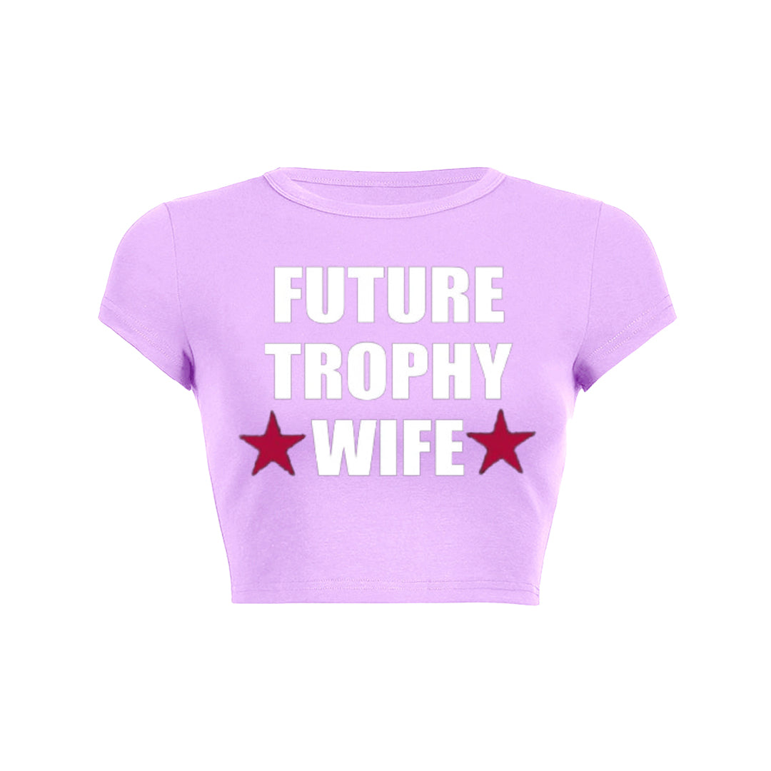 Future Trophy Wife Y2K Baby Tee