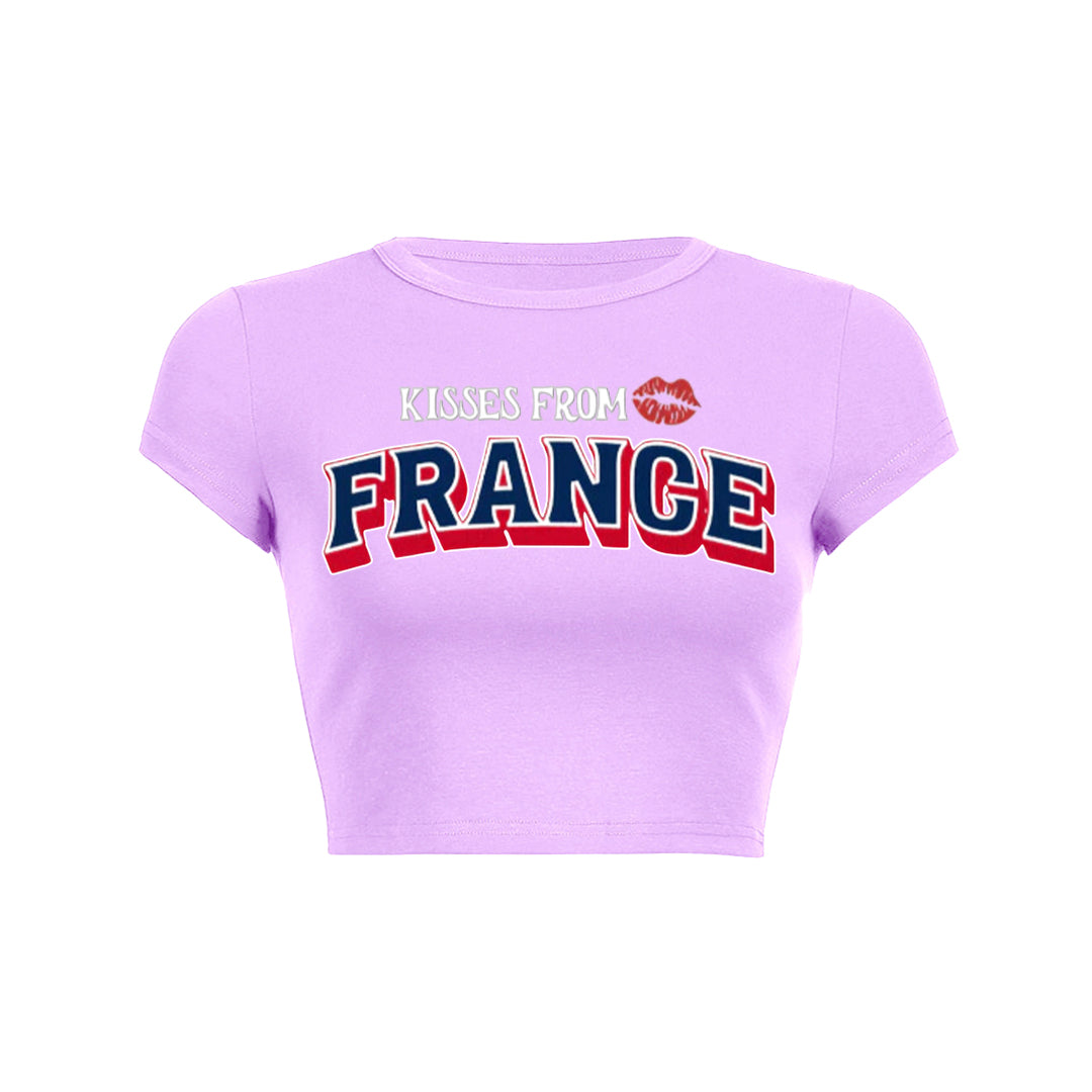 Kisses From France Baby Tee 1