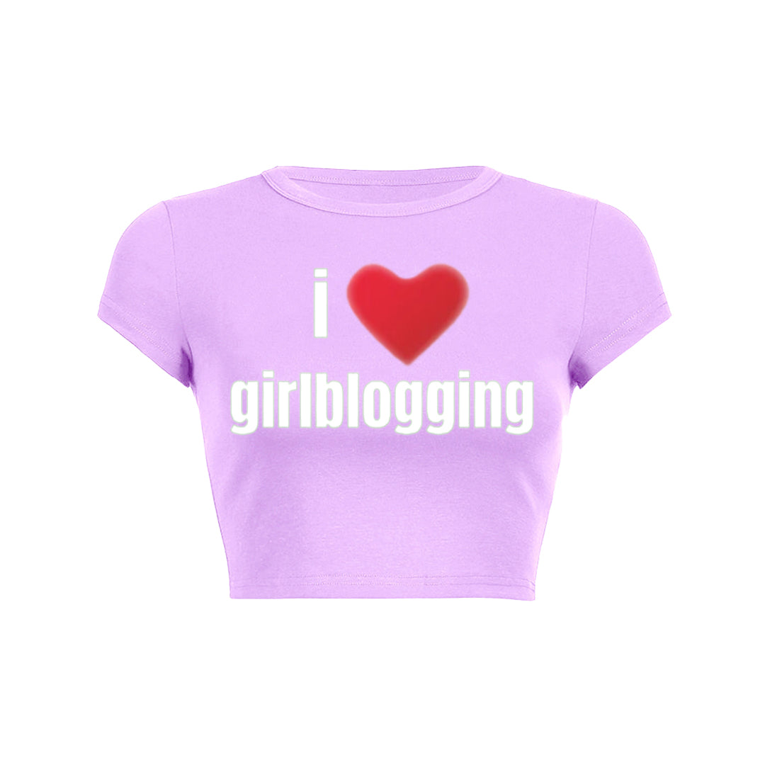 I Love Girlblogging Baby Tee