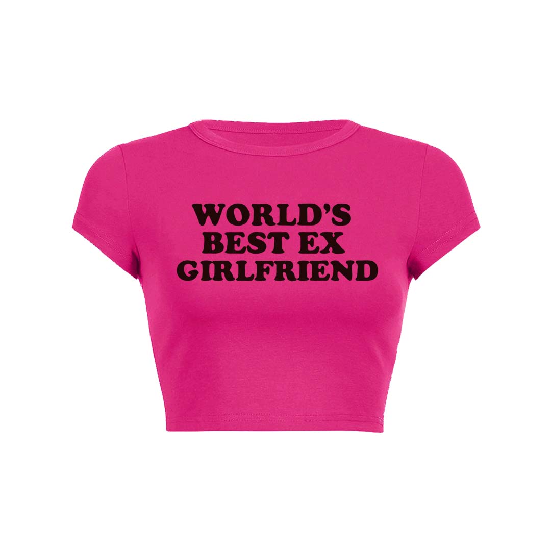 Best Ex Girlfriend Y2K Baby Tee Crop Top