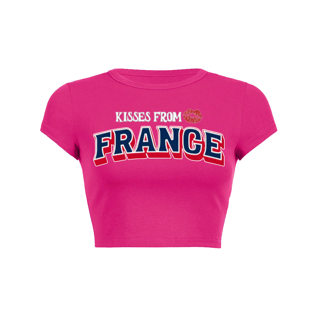 Kisses From France Baby Tee 1
