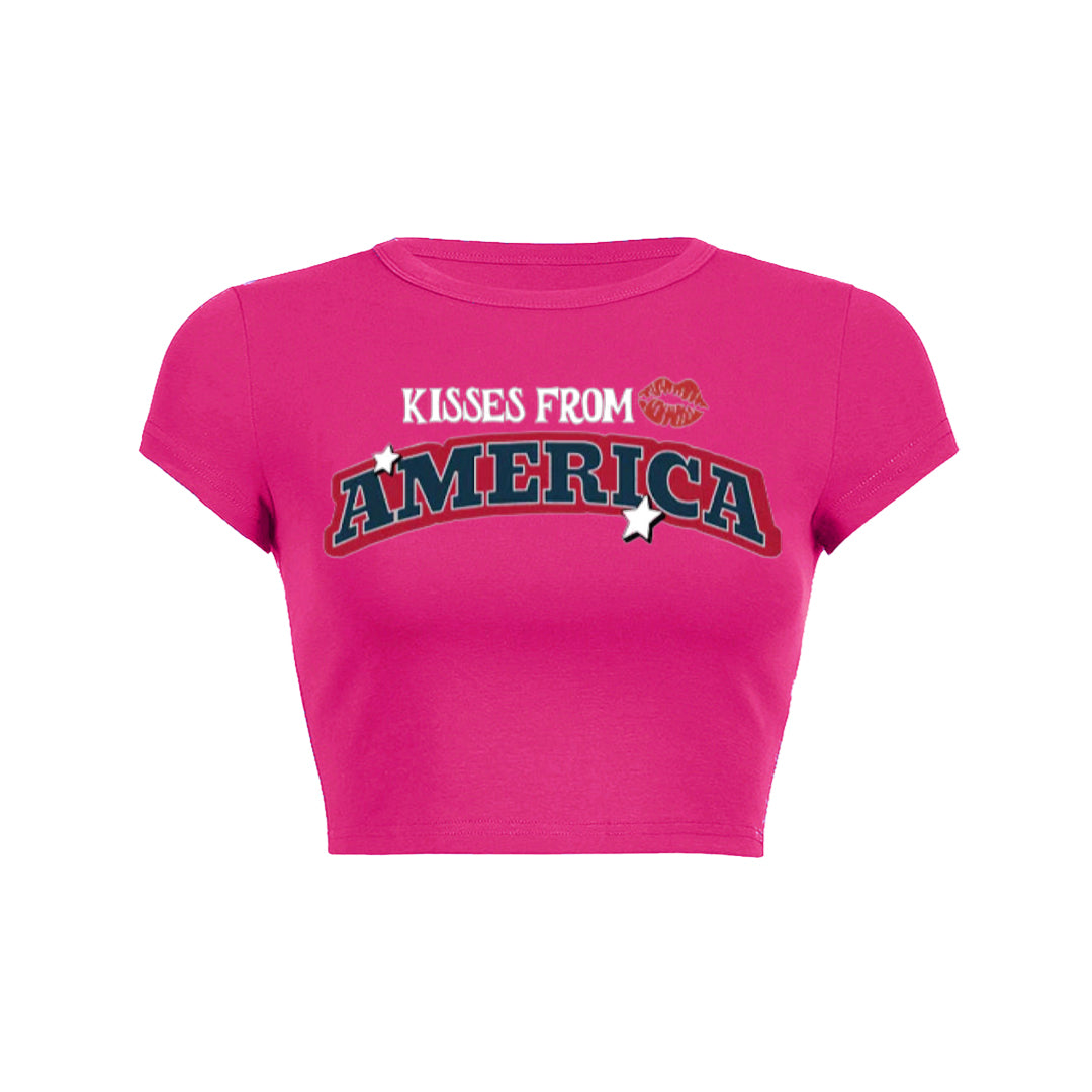 Kisses From America Baby Tee 1