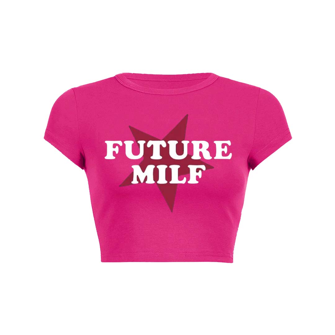 Future Mxxf Y2K Baby Tee Crop Top