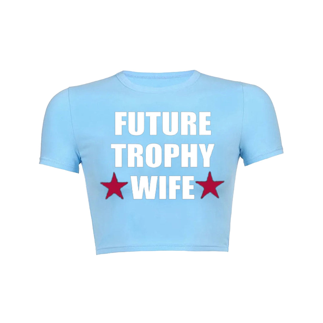 Future Trophy Wife Y2K Baby Tee