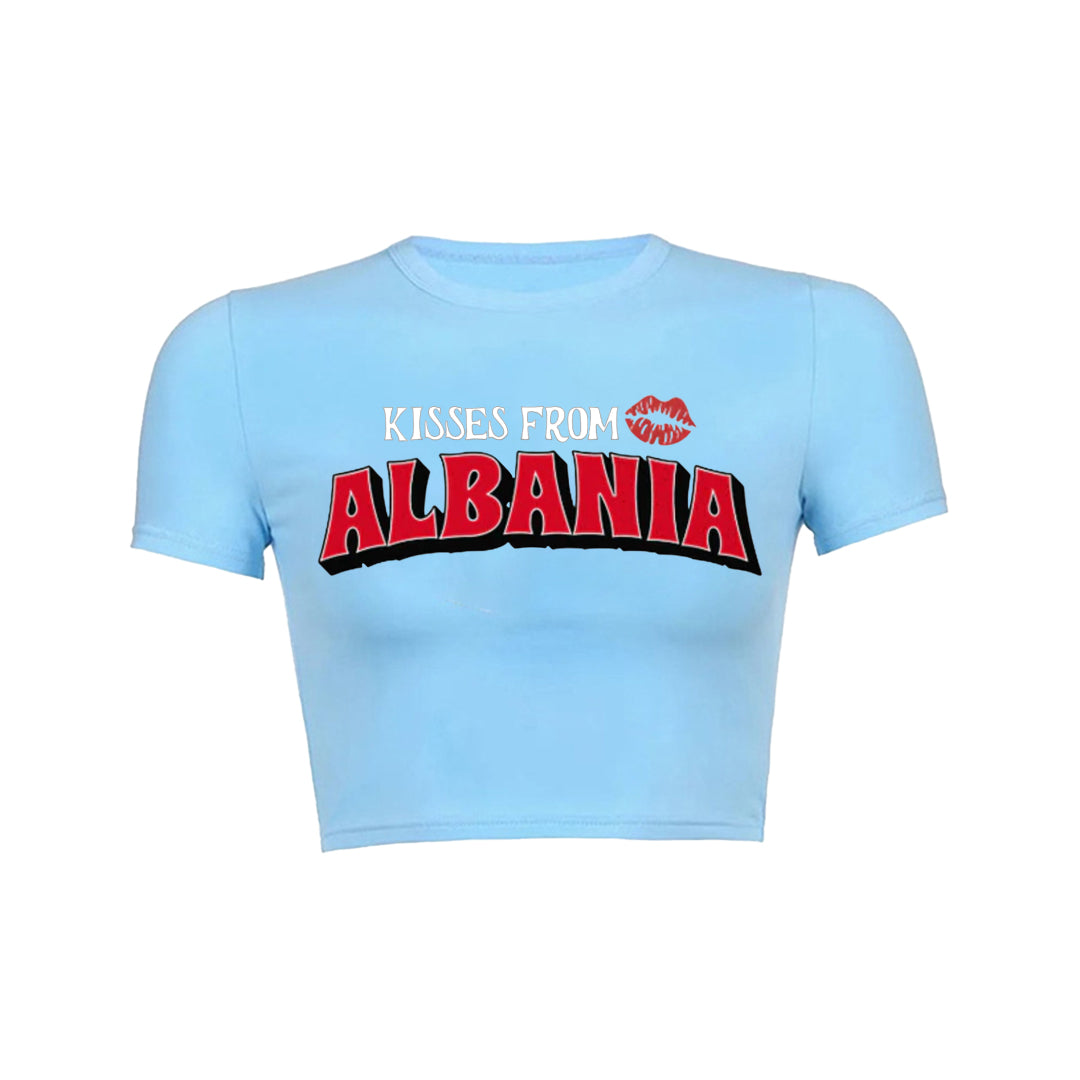 Kisses From Albania Baby Tee 1