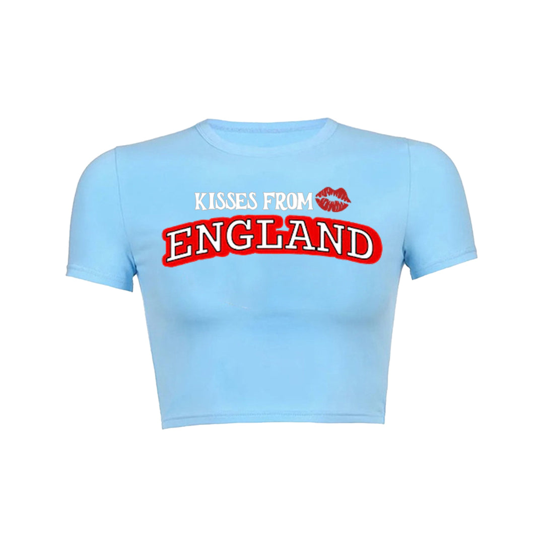 Kisses From England Baby Tee 1