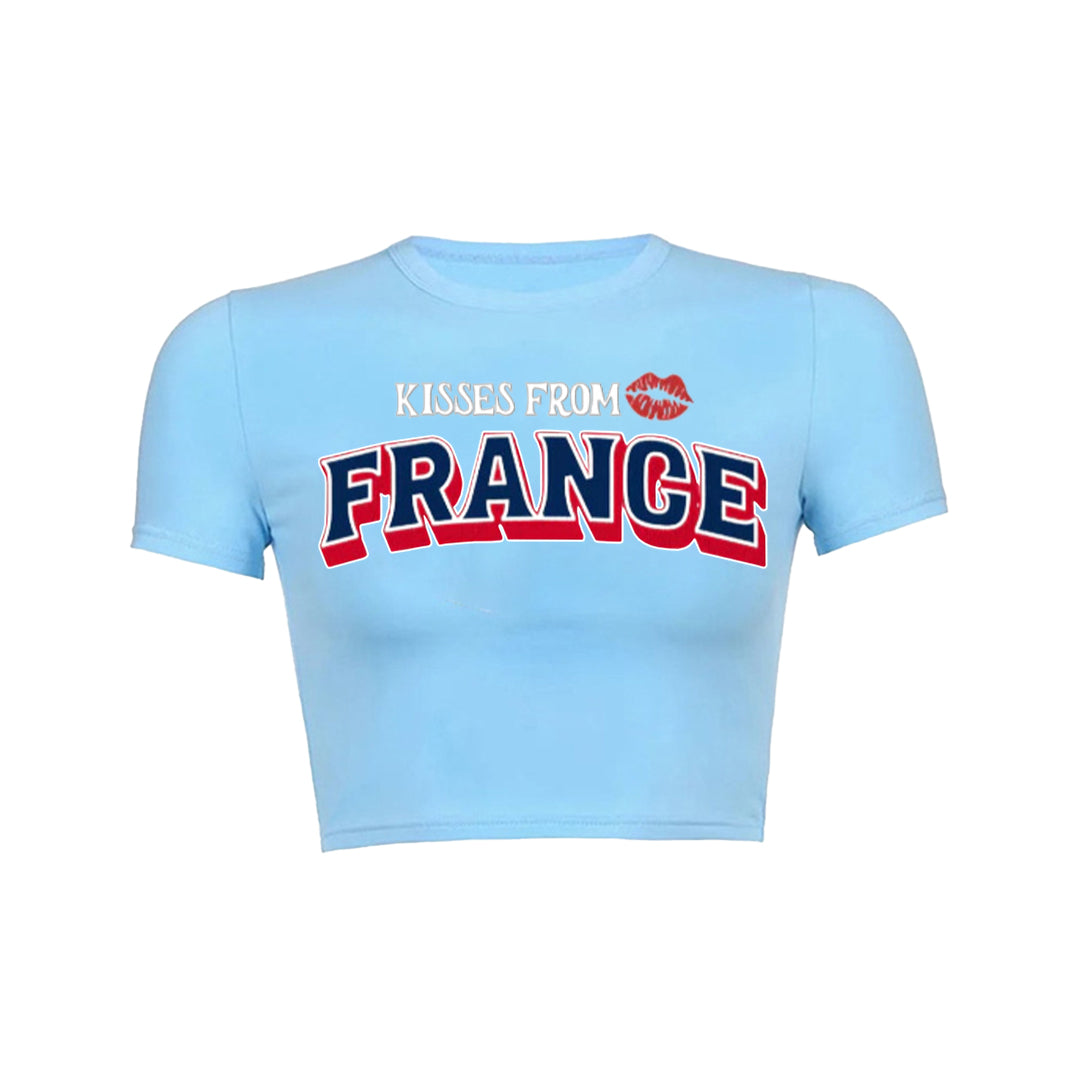 Kisses From France Baby Tee 1