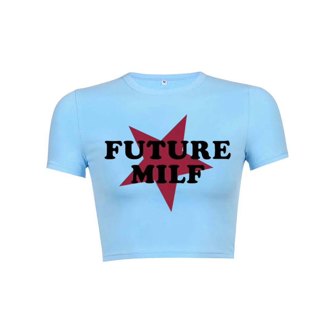 Future Mxxf Y2K Baby Tee Crop Top