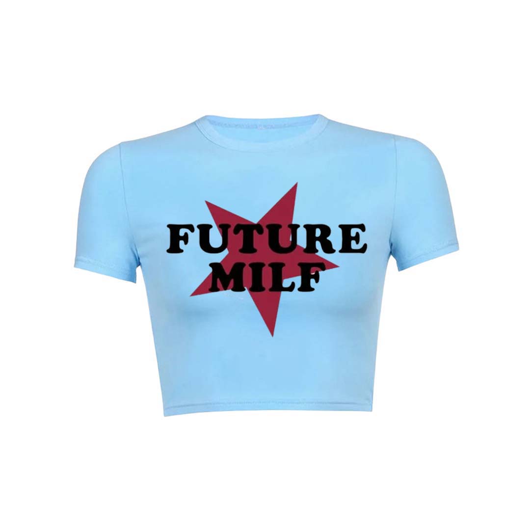 Future Mxxf Y2K Baby Tee Crop Top