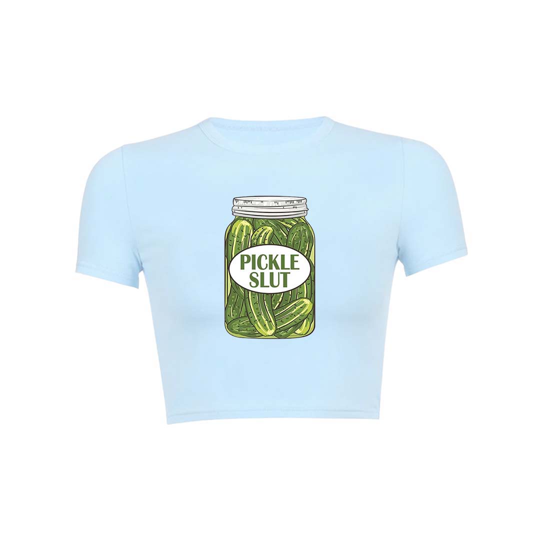 Pickle Slxt Y2K Baby Tee Crop Top