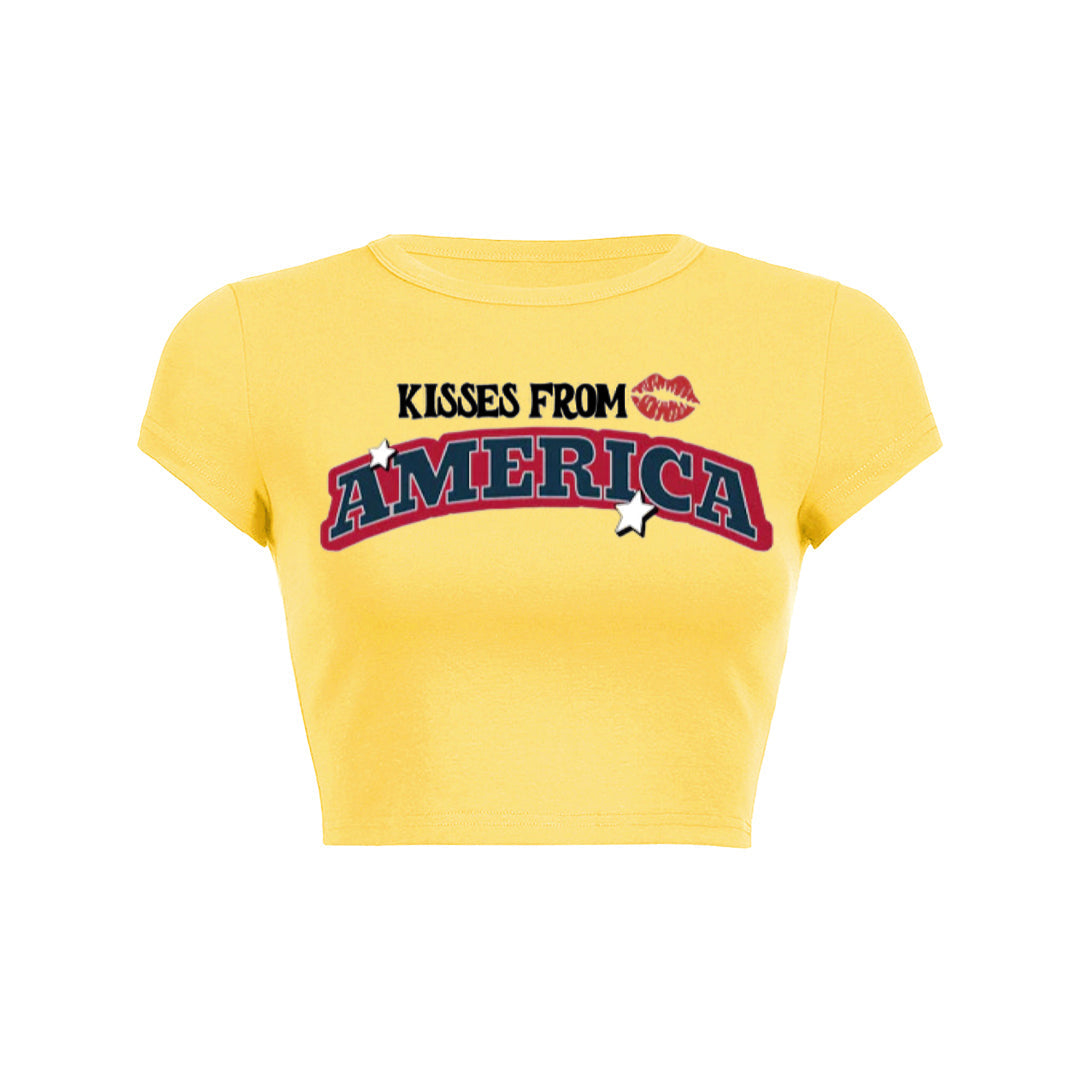 Kisses From America Baby Tee 1