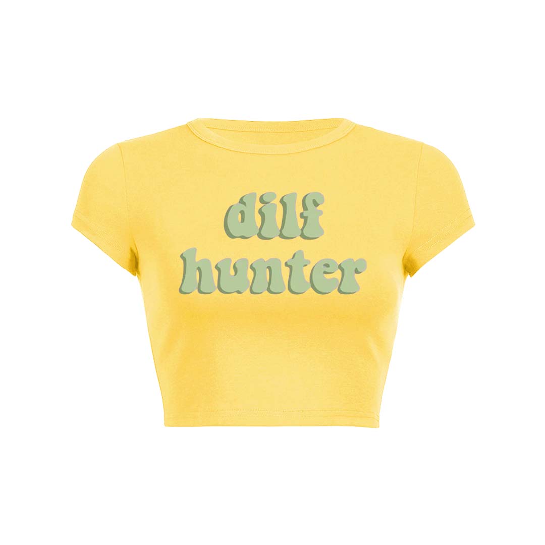 Green Hunter Y2K Baby Tee Crop Top