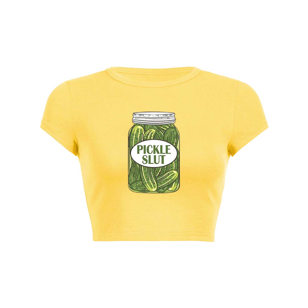 Pickle Slxt Y2K Baby Tee Crop Top