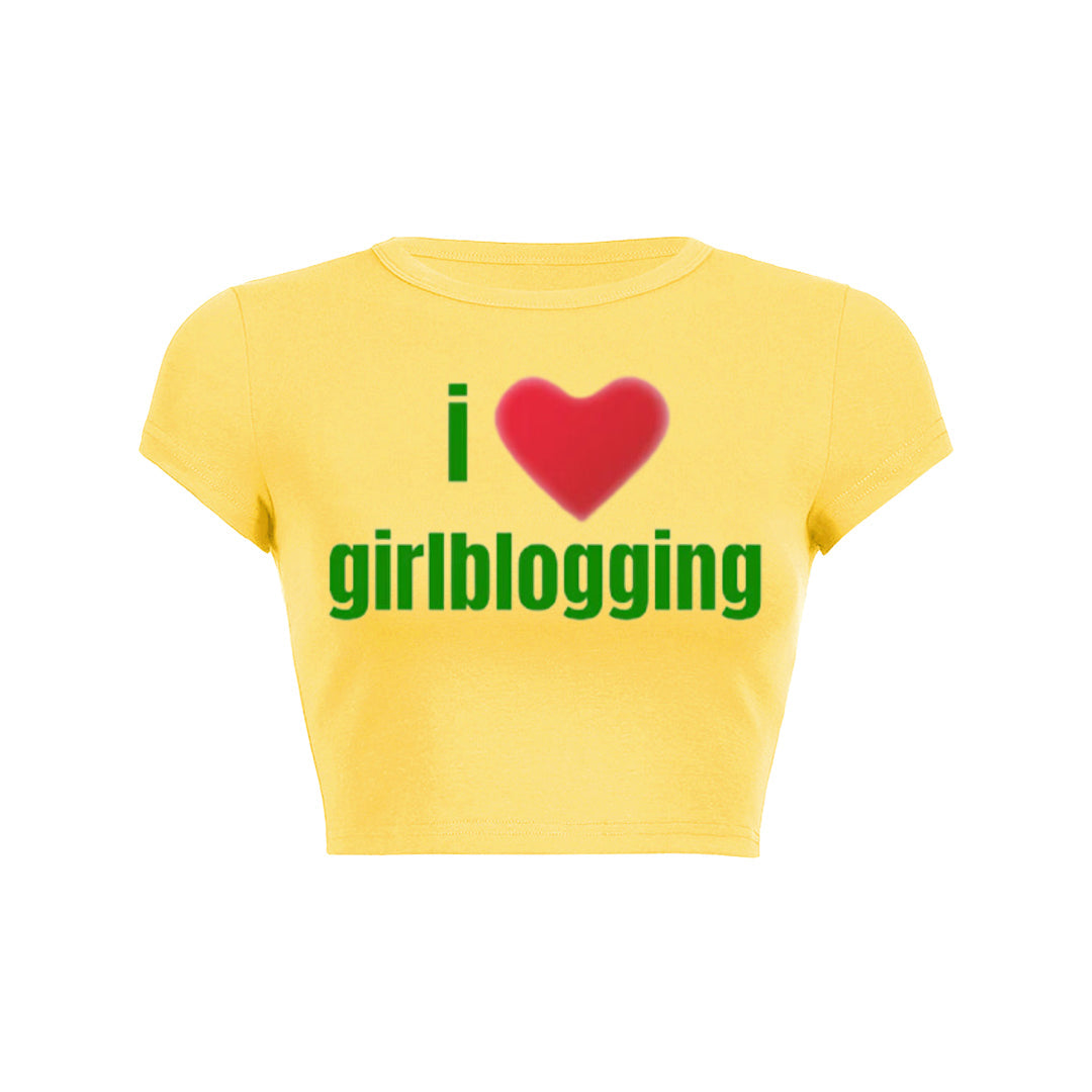 I Love Girlblogging Baby Tee