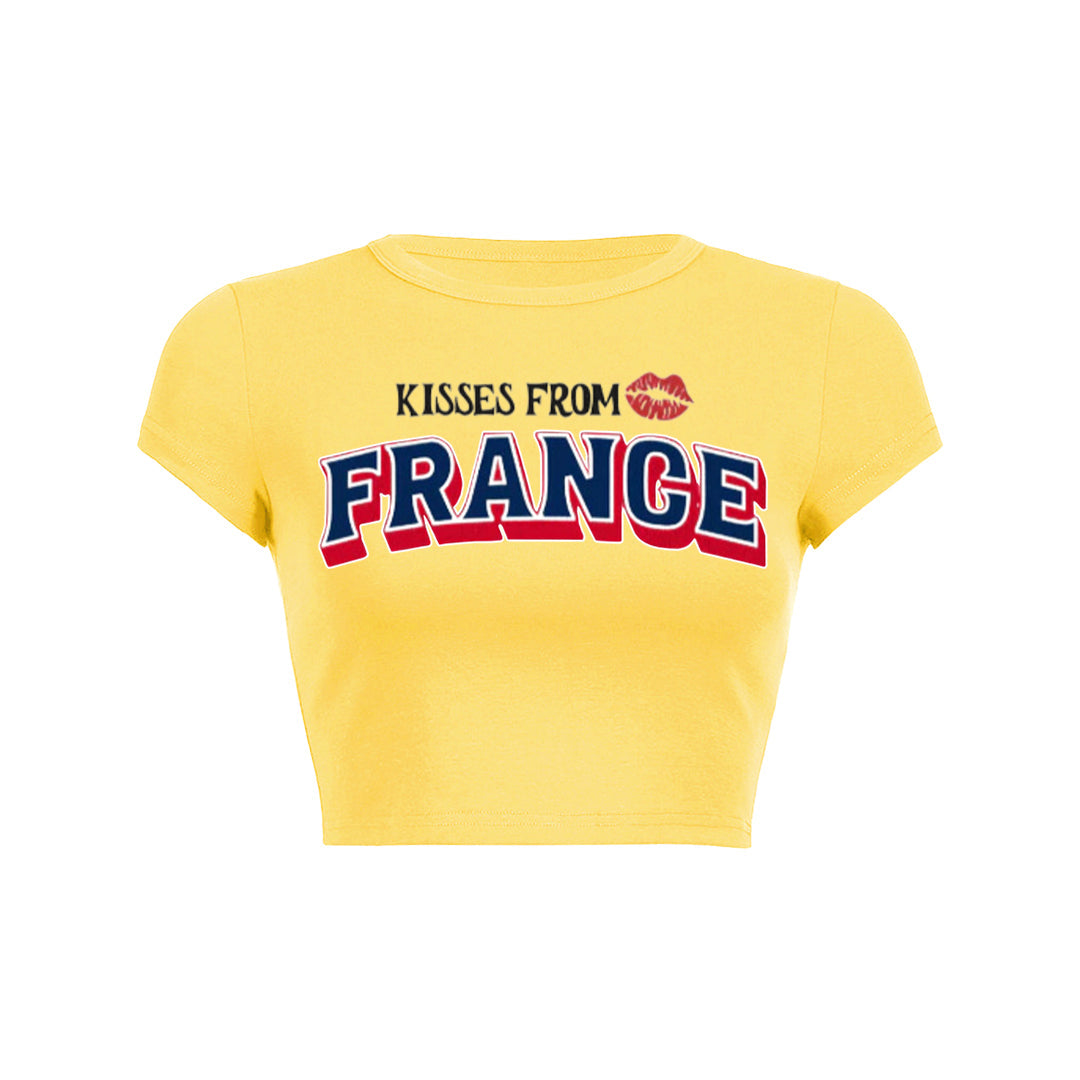 Kisses From France Baby Tee 1