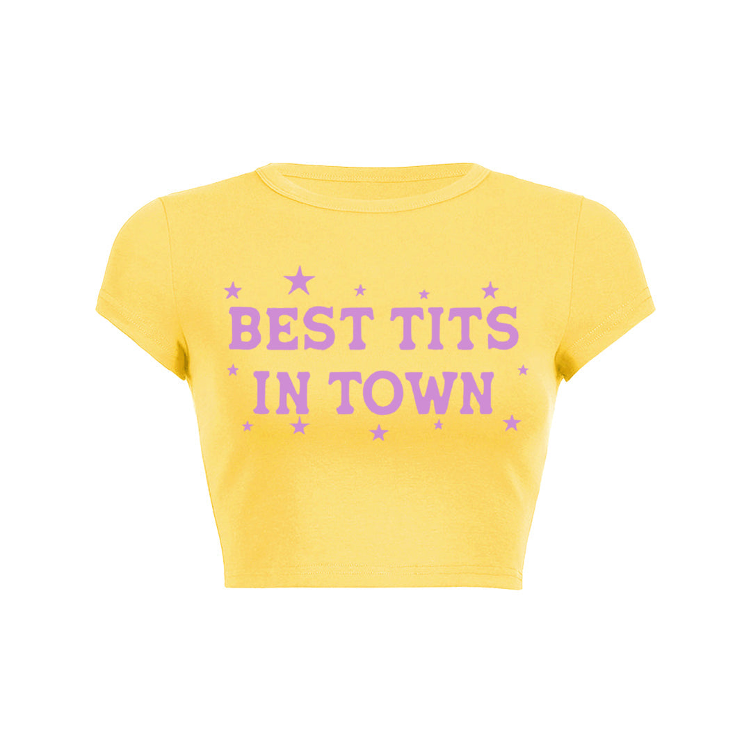 Best Txts In Town Y2K Baby Tee