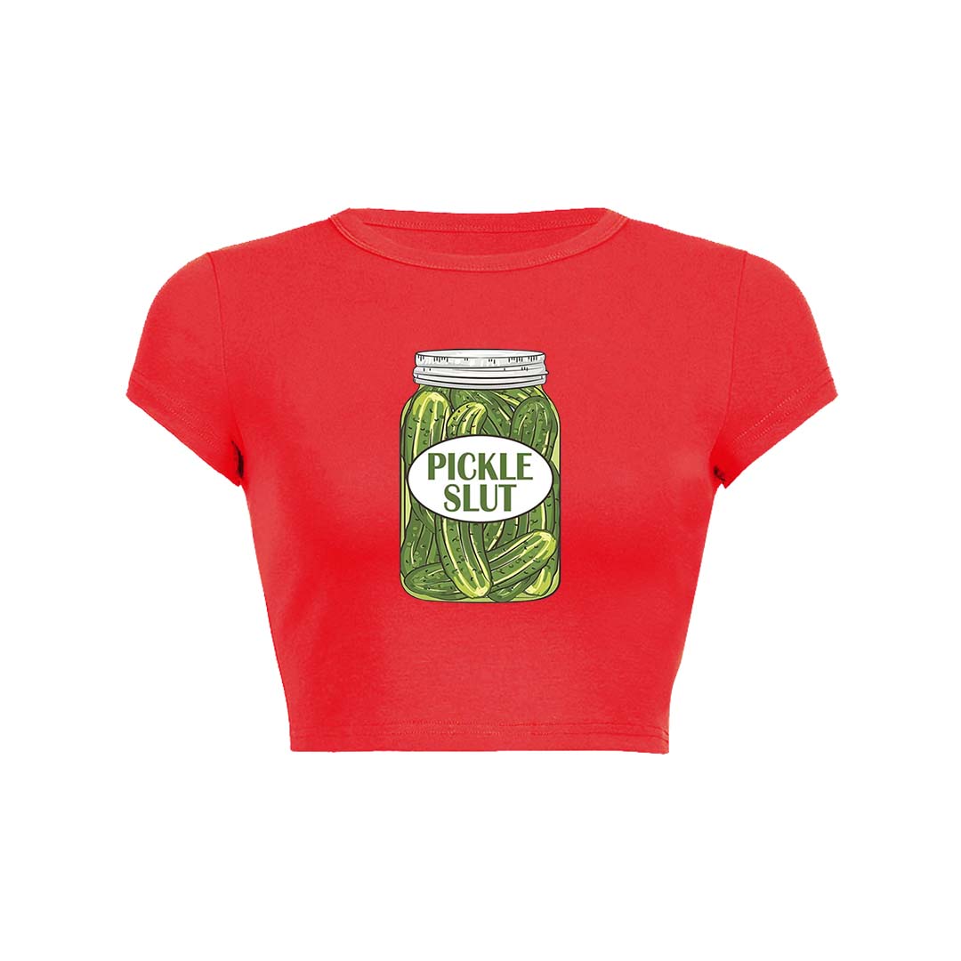 Pickle Slxt Y2K Baby Tee Crop Top